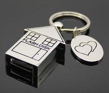 China Kongst metal house USB flash drives pen USB/ house key drive factory