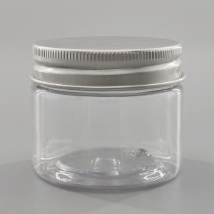China 50ml Body Scrub Bath Salt Plastic Clear Cosmetic Jars factory