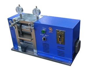 China Electric Roller press Machine for Battery Electrode Calendering Rolling Press factory