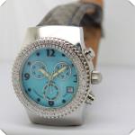 3 working eyes multifunction Stainless Steel Watches for girls / Leather Japan