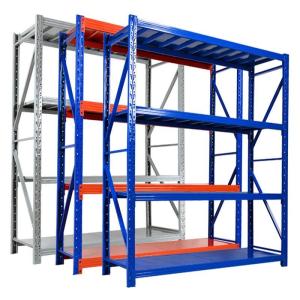 China 600kg Medium Duty Racking Logistics SGS Pallet Racking Mesh Shelves factory