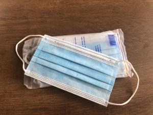 China Foldable Isolation Face Masks / 3 Layers Doctor Mouth Mask Fliud Resistant factory