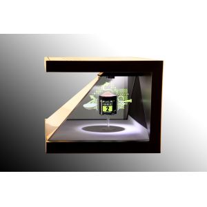 3D Holographic Pyramid Projection Display 270 Degree Advertising Player