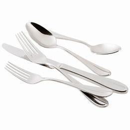 China deluxe Polished 24pc 1810 Stainless Steel Flatware Sets for daily use factory
