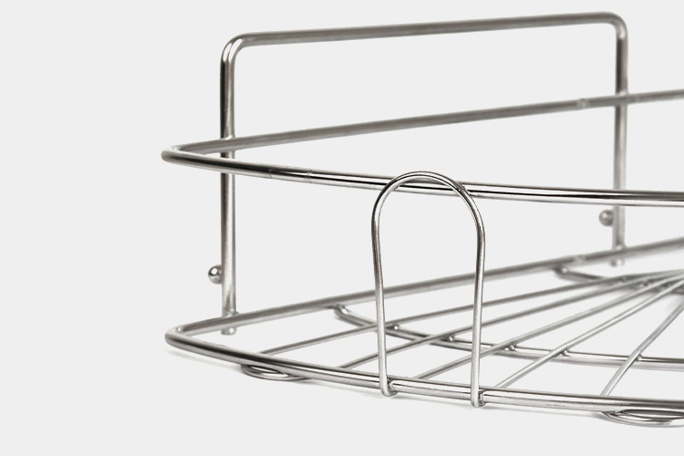 Gel Pad Mounted Strongly Holding Power Stainless Steel No Install Tools Needed Bath Corner Shelf Caddy