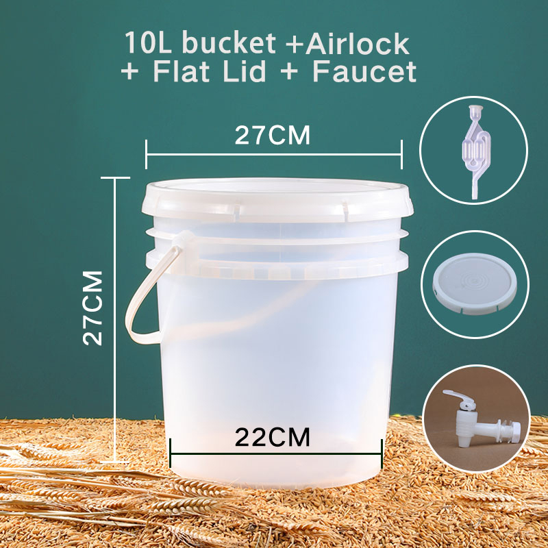 20L Household Beer Fermenter Alcohol Fermentation Fruit Enzymes Barrels for Processing