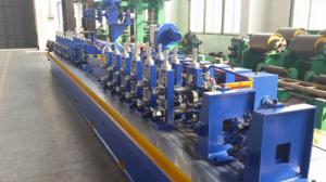 China 80m/min High Frequency Welded Pipe Mill , Straight Seam Welded Tube Mill Equipment factory