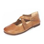 HZM015 Women'S Shoes Autumn And Winter New Style Genuine Leather Thick Heel
