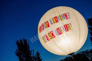 China Inflatable Lighting Advertising Marketing Decoration Balloon 230V Can Be Launched factory