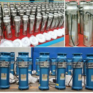China 65m3/H Submersible Fountain Pump Stainless Steel Silver Color factory