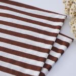 Fashionable AndNatural Texture Breathable Easy To Care ​Striped Material Fabric