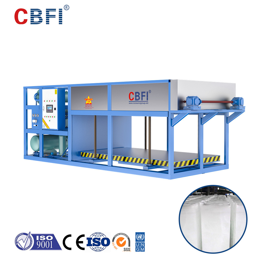 China Commercial 5 Tons Direct Refrigeration Ice Block Machine factory