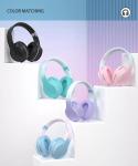 Gradient Design Colorful Noise Cancelling Microphone Headset Cartoon Earphones