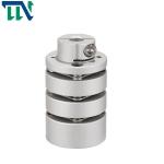 High Torque Motor Shaft Coupling Rigid Clamp Single Step Three Diaphragm