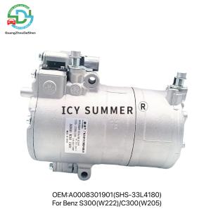 China A000830190 SHS-33L4180 Hybrid Car AC Compressor For Benz S300 W222 C300 W205 factory