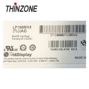 Original 15.6 Slim Second Hand Lcd Screen LP156WH3-TLA2 LVDS 40 PIN Notebook