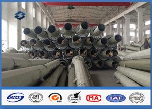 China Philippines 69KV 50FT 55FT 60FT Power Transmission Pole with Hot Dip Galvanized factory