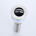 Polished Bathroom Drain Fittings 304 Stainless Steel Pop Up Brushed Nickel Sink