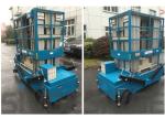 One Person Hydraulic Elevating Platform , 18m Height Multi Mast Aerial Platform