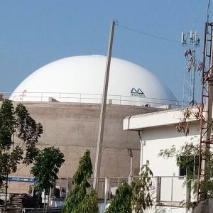 China Roof Top Double Membrane Biogas Holder Aging Resistant With Stable Pressure Control factory