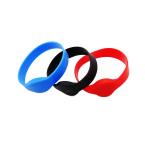 China OEM Colorful Passive Rfid Nfc Wrist band Waterproof 13.56mhz Silicone