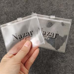 China Visibility PVC Jewelry Bag Transparent With Zipper Closure factory