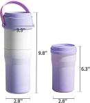 Split Section 2 In1 Insulated Tumblers