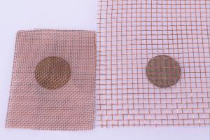 China 1m width Rf Shielding 99.99% Pure Red fine copper mesh factory