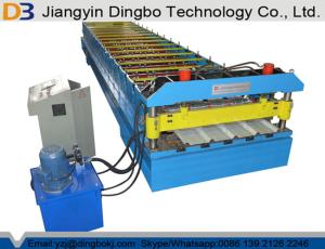 China Steel Tile Roll Forming Machine With Hydraulic Control System For Fencing factory