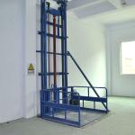 Warehouse 9m Garage Cargo Lift 1T Wall Mounted Goods Lift For Workshop