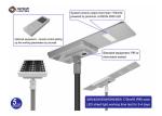 Shining-star 190 lm/W 80W IP66 Integrated Intelligent Solar LED Street Light TUV