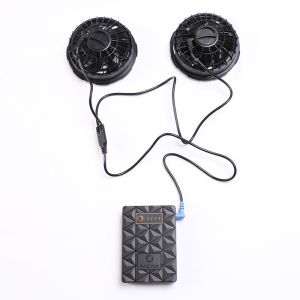 12V Jacket Cooling Fan 6700mAh Air Conditioning Suit Fan