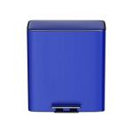 28L*2 Stainless Steel Soft Close Square Pedal Trash Bin for Home Office Living