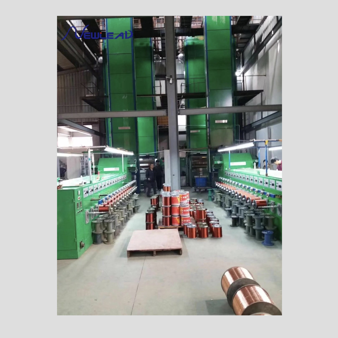 370KW Copper Aluminum Wire Vertical Enameling Machine