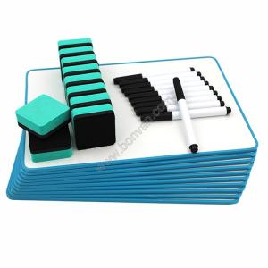 China newly design plastic frame band whitebaord dry erase combo set factory