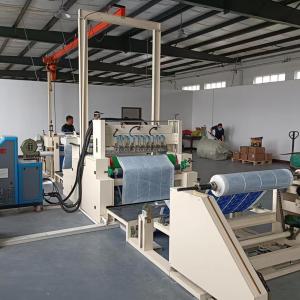 China Full Automatic Hot Melt Glue Spraying Laminating Machine for Hot Compress Steam Eye Mask factory