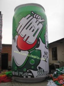 China Inflatable drinks bottles model carton character inflatable advertising carton factory