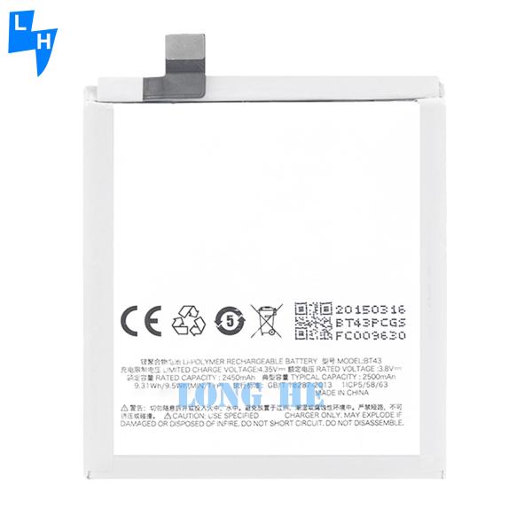 100% BT43 Battery for Meizu M2 Note Dual IC Protection Lithium Polymer