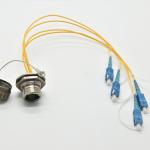 Waterproof SC FC fiber optic cable patch cord 4 pin quick fiber connector