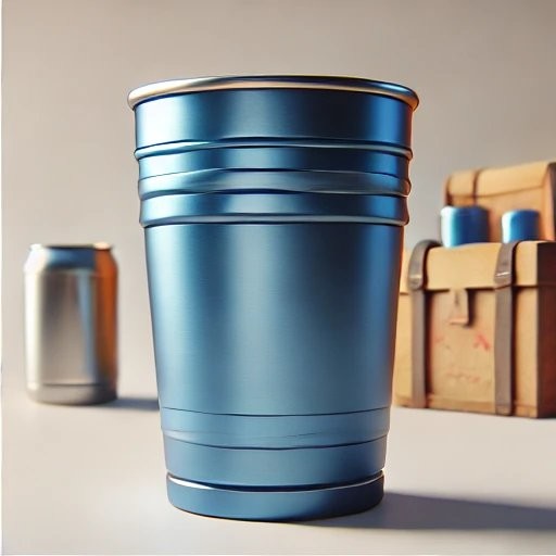 Dishwasher Safe 16oz Metallic Blue Aluminum Camping Cup Lightweight Durable Aluminum Insulated Cup Reusable Aluminum Cups For Outdoor Use Lightweight