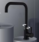 Straight Bend Varnish SUS304 ODM 310mm Cold Hot Water Kitchen Faucet