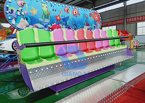 Customized Miami Fairground Ride , Attraction Miami Trip Ride With Trailer