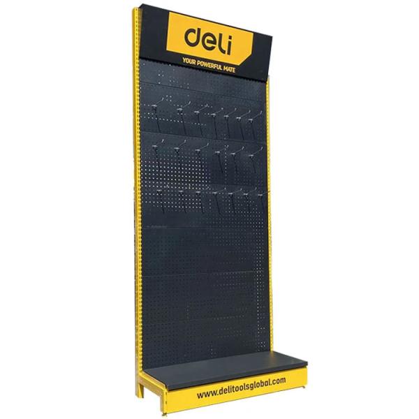 Factory Custom Size Color logo supermarket shelves gondola exhibit display rack