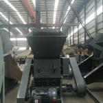 500-1000Kg/h Capacity Waste PP PE PET Bottle Plastic Film Crusher double Shaft