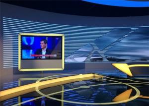 China Alluminum Nation Star LED Advertising Screen For Studio Room Background factory