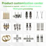 H13 Precision Mold Components , Gate Inserts Injection Mould Parts