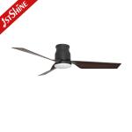 5 Speed Choice Plastic Blades LED Ceiling Fan with Light Flush Mount and Low