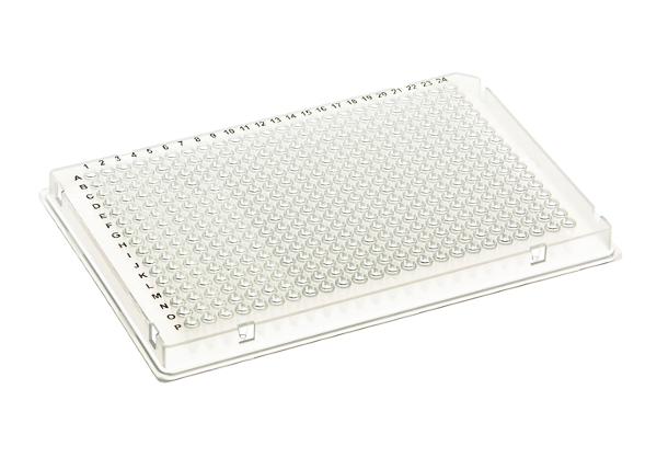 Full Skirt Polypropylene Clear 40ul 384 Well PCR Plates Disposable Plastic