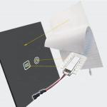 Square Shape Illuminated Anti Fog Film For Bathroom Mirror 300mm*500mm 220-240V