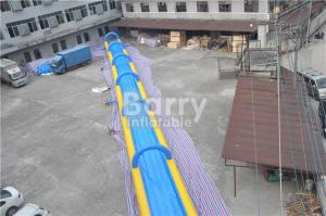 China 1000ft Inflatable 0.55mm PVC Tarpaulin Inflatable Water Slide For Adult factory